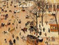 place du Theater francais 1898 Camille Pissarro